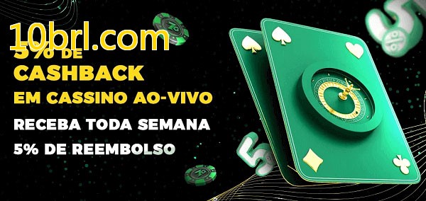 Promoções do cassino ao Vivo 10brl.com